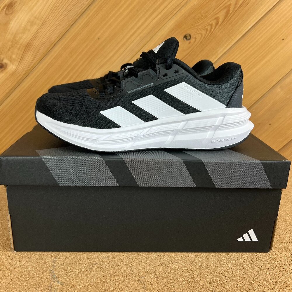 Adidas Questar 3 Running Women's Shoes Black White Carbon NEW!